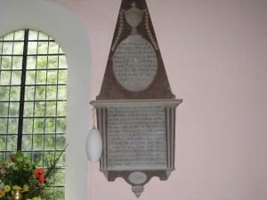 Acton Beauchamp - Herefordshire - St. Giles - memorial plaque 1