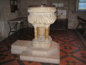 Allensmore - Herefordshire - St. Andrew - font