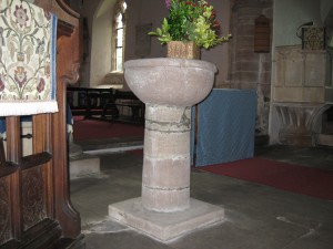 Ashperton - Herefordshire - St. Bartholomew - font