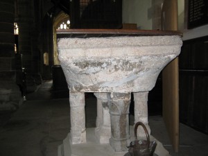 Bosbury- Herefordshire - Holy Trinity - font