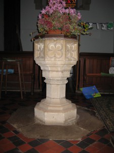 Bredenbury with Brendon Bishop and Wacton -Herefordshire - St. Andrew - font