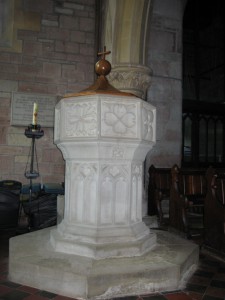 Bridstow - Herefordshire - St. Bridgets font