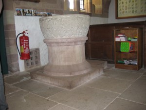 Brockhampton - Herefordshire - All Saints - font