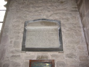 Bromyard - Herefordshire - St. Peter - memorial plaque