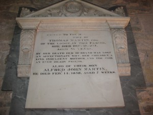 Burghill - Herefordshire - St. Mary - memorial plaque 2