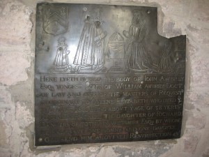 Burghill - Herefordshire - St. Mary - memorial plaque 3