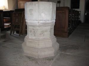 Byford_with_Mansell_Gamage_Herefordshire - St. John the Baptist - font
