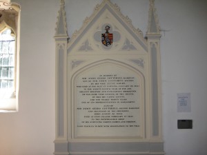 Byford_with_Mansell_Gamage_Herefordshire - St. John the Baptist - memorial plaque