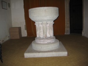 Coddington - Herefordshire - All Saints - font