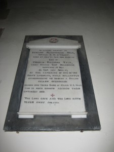 Coddington - Herefordshire - All Saints - memorial plaque