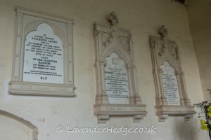 Croft - Herefordshire - St. Michael & All Angels  - memorial plaques Croft family