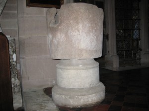 Eastnor-Herefordshire - St. John the Baptist - ancient font