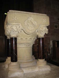 Eastnor-Herefordshire - St. John the Baptist. - modern font