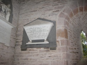 Edvin Ralph - Herefordshire - St. Michael -  memorial plaque