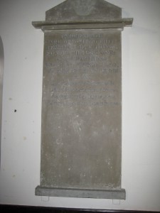 Ford - Herefordshire - St. John of Jerusalem - memorial plaque