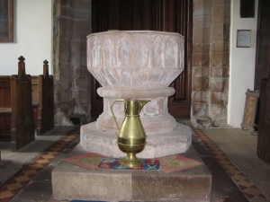 Foy - Herefordshire - St. Mary - font