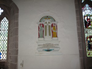 Foy - Herefordshire - St. Mary - memorial plaque