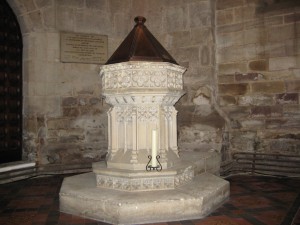 Hereford - Herefordshire - St. Peter - later font