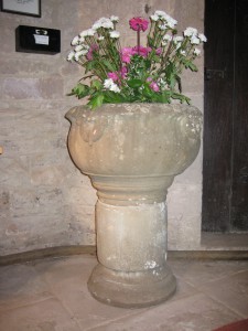 How Caple - Herefordshire - St. Andrew with St. Mary - Jacobean font