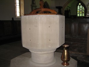 Kings Caple - Herefordshire - St. John the Baptist - font