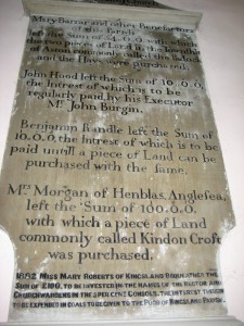 Kingsland - Herefordshire - St. Michael & All Angels - memorial