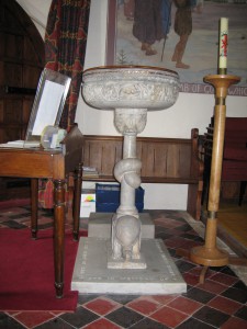 Lea - Herefordshire - St. John the Baptist - font