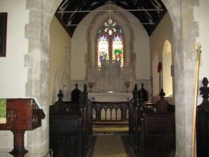ganarew - herefordshire - St. Swithin - interior