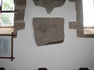 Munsley - Herefordshire - St. Bartholomew - inscribed stone