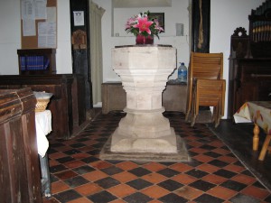 Pixley - Herefordshire - St. Andrew - font