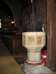 Putley - Herefordshire - Parish Church - font