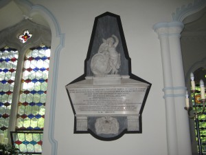 Shobdon - Herefordshire - St. John the Evangelist - wall plaque