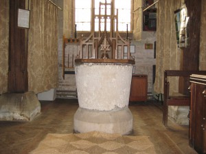 Sollers Hope - Herefordshire - St. Michael - font