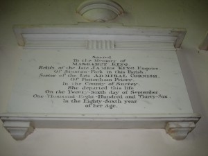 Staunton on Arrow - Herefordshire - St. Peter - memorial plaque 2