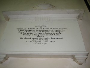 Staunton on Arrow - Herefordshire - St. Peter - memorial plaque 3