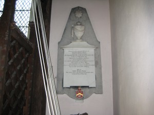 Tedstone Delamere - Herefordshire - St. James - wall plaque