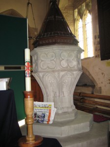 Upton Bishop - Herefordshire - St. John the Baptist - font