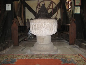Vowchurch - Herefordshire - St. Bartholomew - font