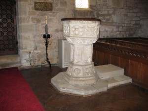 Walford - Herefordshire - St. Michael & All Angels - font
