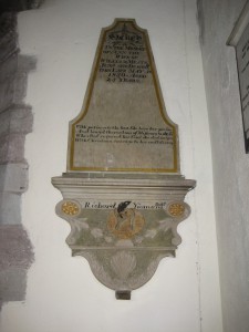Wellington - Herefordshire - St. Margaret - memorial plaque 7