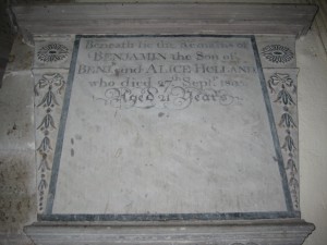 Wellington - Herefordshire - St. Margaret - memorial plaque 9
