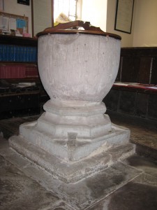 Whitney on Wye - Herefordshire - St. Peter & St Paul - font