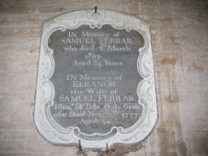 Winforton - Herefordshire - St. Michael & All Angels - memorial plaque