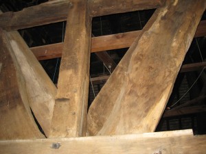 Pembridge - Herefordshire - St. Mary - bell tower interior