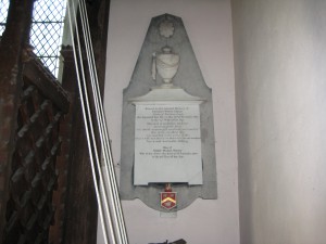 Tedstone Delamere - Herefordshire - St. James - wall plaque