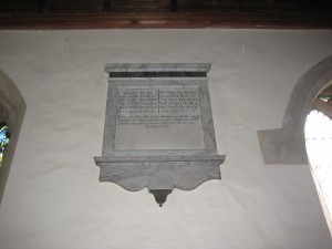 Colwall - Herefordshire - St. James the Great - memorial plaque 3
