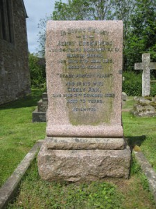 Humber - Herefordshire - St. Mary the Virgin - gravestone