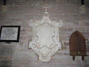 Llangarron - Herefordshire - St. Deinst - memorial plaque