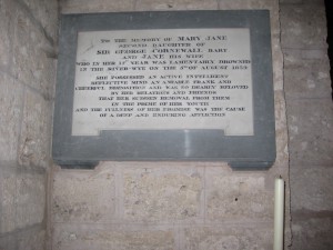 Moccas - Herefordshire - St. Michael & All Angles - memorial plaque 2