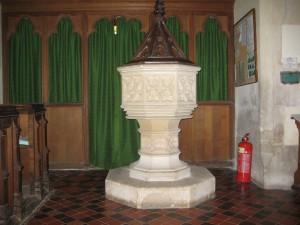 Staunton on Arrow - Herefordshire - St. Peter - font