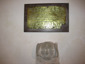 Upper Sapey - Herefordshire - St. Michael - brass plaque